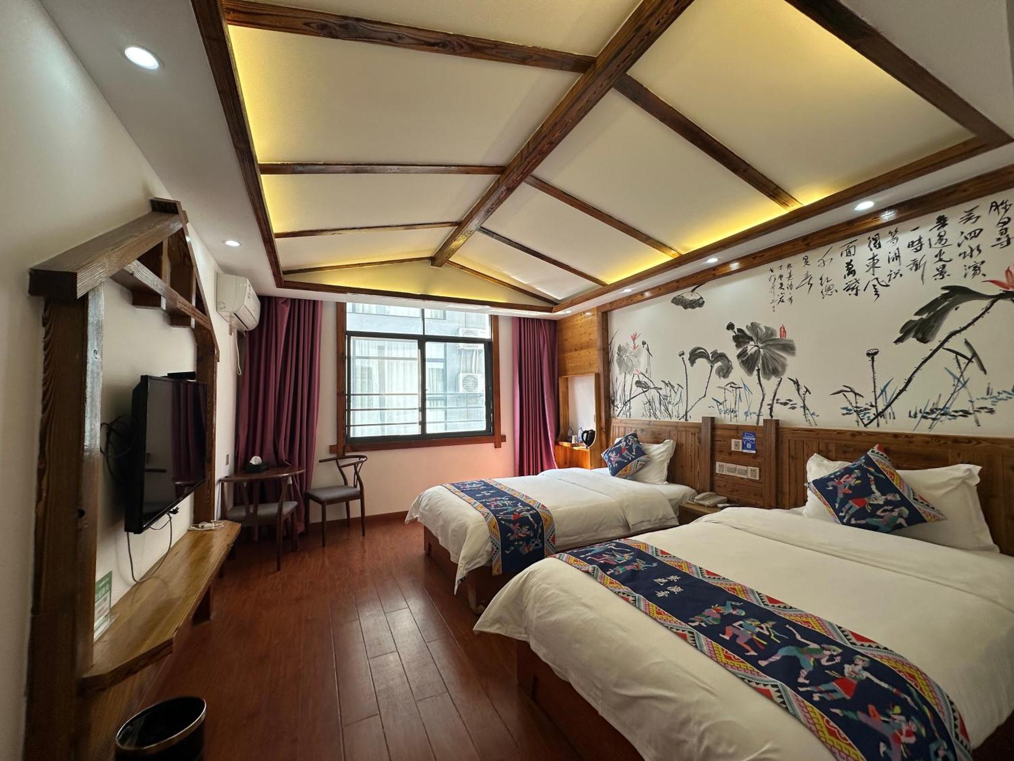 Mountain View Guesthouse Zhangjiajie Exterior foto